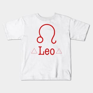 Leo symbol Kids T-Shirt